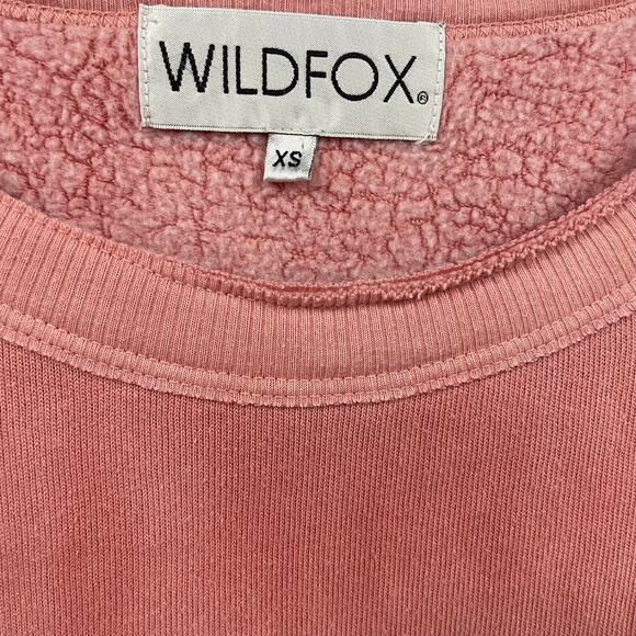 Wildfox Cropped Pullover Crewneck Tie Dye Sweatshirt XS ASIS - Picture 4 of 6